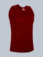 Freedom Solid Colour Cotton-Rich 1x1 Rib Skin-Friendly U-Neck Sleeveless Vest for Men. - Image 24