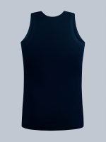 Freedom Solid Colour Cotton-Rich 1x1 Rib Skin-Friendly U-Neck Sleeveless Vest for Men. - Image 18