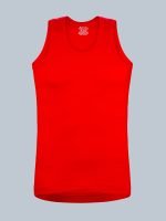 Freedom Solid Colour Cotton-Rich 1x1 Rib Skin-Friendly U-Neck Sleeveless Vest for Men. - Image 17