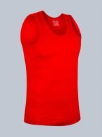 Freedom Solid Colour Cotton-Rich 1x1 Rib Skin-Friendly U-Neck Sleeveless Vest for Men. - Image 16