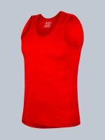 Freedom Solid Colour Cotton-Rich 1x1 Rib Skin-Friendly U-Neck Sleeveless Vest for Men. - Image 15