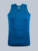 Freedom Solid Colour Cotton-Rich 1x1 Rib Skin-Friendly U-Neck Sleeveless Vest for Men. - Image 13