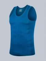 Freedom Solid Colour Cotton-Rich 1x1 Rib Skin-Friendly U-Neck Sleeveless Vest for Men. - Image 11
