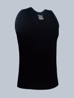 Freedom Solid Colour Cotton-Rich 1x1 Rib Skin-Friendly U-Neck Sleeveless Vest for Men. - Image 3