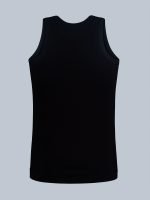Freedom Solid Colour Cotton-Rich 1x1 Rib Skin-Friendly U-Neck Sleeveless Vest for Men. - Image 5