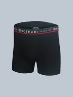 Freedom Men’s Solid Colour Outer Elastic Drawers - 100% Combed Cotton - Antibacterial, Colour-Fresh, Moisture-Wicking. - Image 4