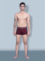 Freedom Men’s Anti-Bacterial Solid Mid-Rise Mini Drawers – Outer Elastic, 100% Combed Cotton Underwear