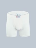 Freedom Men’s Solid White Ribbed Drawer – Mid Rise, 100% Combed Cotton, Ultra-Soft Waistband - Image 2