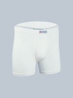 Freedom Men’s Solid White Ribbed Drawer – Mid Rise, 100% Combed Cotton, Ultra-Soft Waistband - Image 3