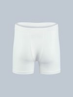 Freedom Men’s Solid White Ribbed Drawer – Mid Rise, 100% Combed Cotton, Ultra-Soft Waistband - Image 5