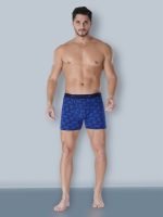 Freedom Men’s Stylish Printed Drawers – Soft Stretch Cotton with Comfort Outer Elastic Waistband