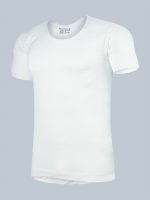 Freedom Premium Bleached Cotton-Rich Round-Neck Men’s Vest with Sleeves – Soft & Durable - Image 4