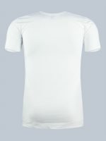 Freedom Premium 100% Cotton Men’s Half Sleeve Vest – Solid White Round-Neck with Folding Stitch - Image 5