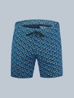 Men’s Premium Printed Barmuda, Soft & Breathable Cotton, Elastic Waist with Drawstring, Stylish All-Over Geometric Print - Image 14