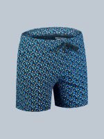 Men’s Premium Printed Barmuda, Soft & Breathable Cotton, Elastic Waist with Drawstring, Stylish All-Over Geometric Print - Image 15