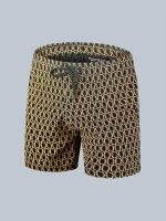 Men’s Premium Printed Barmuda, Soft & Breathable Cotton, Elastic Waist with Drawstring, Stylish All-Over Geometric Print - Image 20