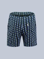 Men’s Premium Printed Barmuda, Soft & Breathable Cotton, Elastic Waist with Drawstring, Stylish All-Over Geometric Print - Image 5