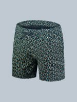 Men’s Premium Printed Barmuda, Soft & Breathable Cotton, Elastic Waist with Drawstring, Stylish All-Over Geometric Print - Image 8