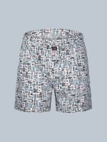 Men’s Geometric Print Casual Shorts with Elastic Waist & Drawstring - Image 6