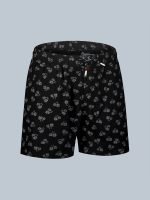 Men’s Geometric Print Casual Shorts with Elastic Waist & Drawstring - Image 11
