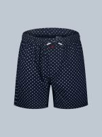 Men’s Geometric Print Casual Shorts with Elastic Waist & Drawstring - Image 2