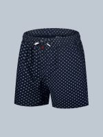 Men’s Geometric Print Casual Shorts with Elastic Waist & Drawstring - Image 4