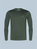Cotton Rich Full Sleeve T-Shirt, Regular Fit Round Neck Solid Casual Wear - Image 10