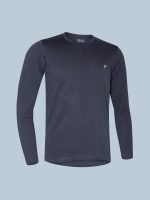 Cotton Rich Full Sleeve T-Shirt, Regular Fit Round Neck Solid Casual Wear - Image 20
