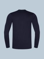 Cotton Rich Full Sleeve T-Shirt, Regular Fit Round Neck Solid Casual Wear - Image 5